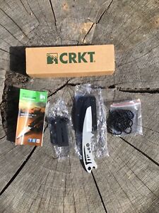 CRKT COLUMBIA RIVER KNIFE TOOLS 2370 KREIN DOGFISH NECK SURVIVAL KNIVE W/ SHEATH