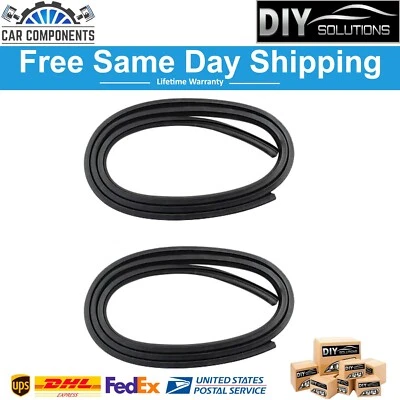 New Rubber Door Weather-strip Seals Pair For 1973-1991 GMC Chevy - Image 1 of 4
