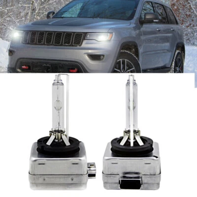 Set For Jeep Grand Cherokee 2014-2017 D3S 6000K HID Headlight Xenon Bulbs Lamp Foto 1 de 4