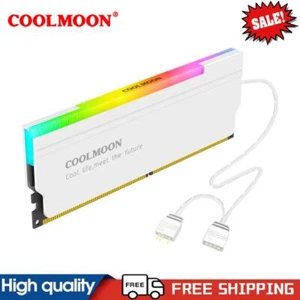 5V-3PIN ARGB RAM Heatsink Aura Sync DDR Memory RAM Cooler for Desktop Computer # - Bild 1 von 12