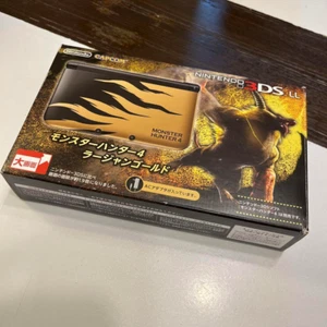 Nintendo 3DS LL Monster Hunter 4 Rajang Gold Handheld Gaming System SUPER RARE - Picture 1 of 2