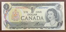 1973 - Canadian One Dollar Banknote, 1$ - Bank Of Canada. Uncirculated.