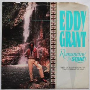 EDDY GRANT ROMANCING THE STONE 45 7" SINGLE & PICTURE SLEEVE VG++ - Picture 1 of 2