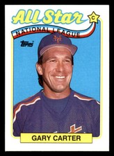 1989 Topps Gary Carter #393 New York Mets