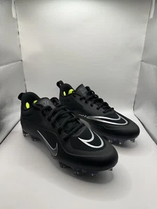 Botines bajos de lacrosse Nike Alpha Huarache 8 Elite negros/grises para hombre talla 8 - Imagen 1 de 6