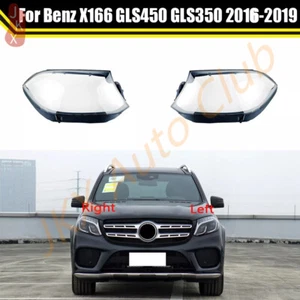 LH & RH Headlight Lens Cover Shell & Glue For Mercedes-Benz X166 GLS 2016-2019 - Bild 1 von 12