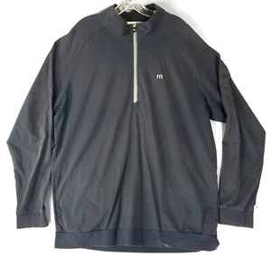 Travis Mathew 1/4 Zip Pullover Sweatshirt Mens XXL GRAY Golf Performance Pockets - Picture 1 of 8