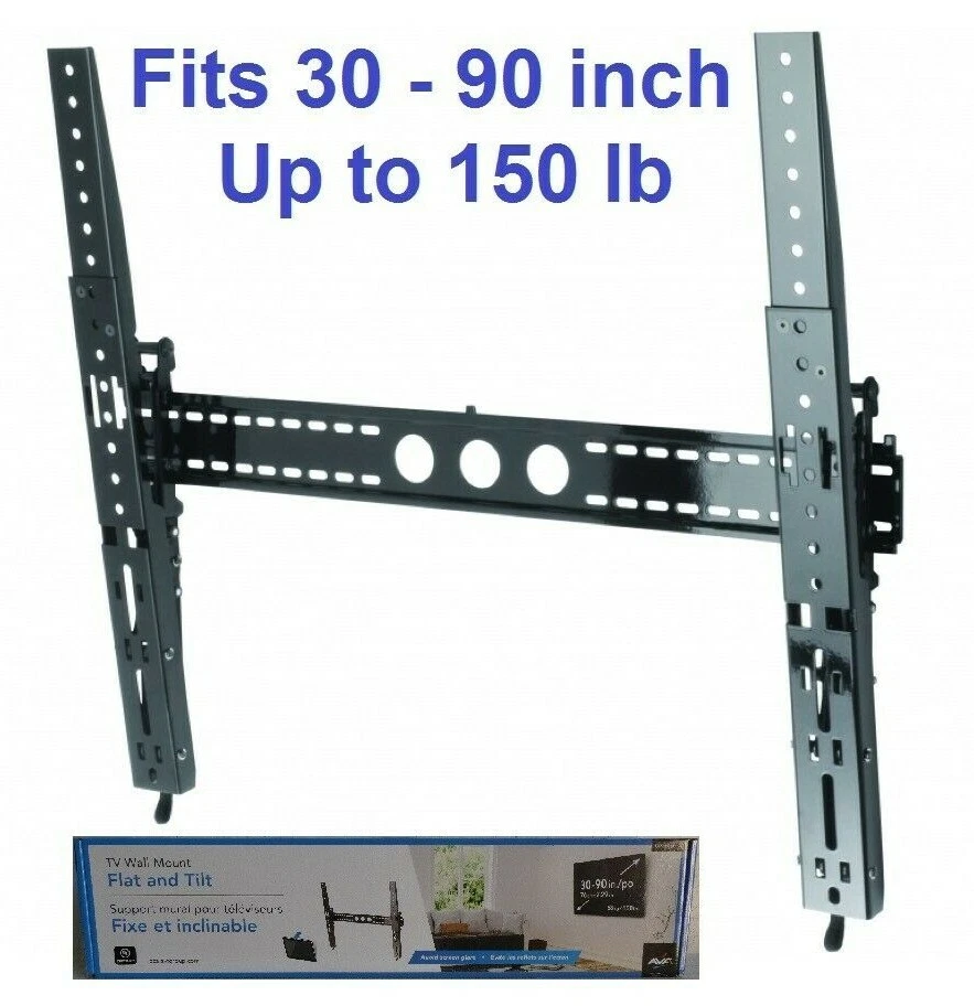 Soporte de TV AVF plano y azulejo para 30" - 90" pulgadas hasta 150 lb evita el deslumbramiento de la pantalla Foto 1 de 4