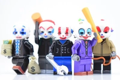 Minifigura personalizada Nuno Brick joker gang personalizada 5 - Imagem 1 de 4