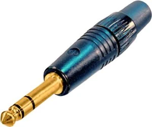 Neutrik NP3C/B 3 polos 1/4" enchufe profesional, carcasa de metal negro contactos dorados - Imagen 1 de 1