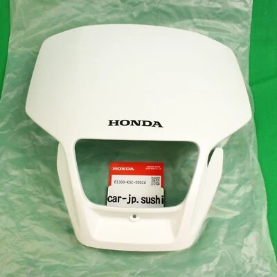 HONDA 04-07 CRF250X 05-07 CRF450X HEADLIGHT VISOR COVER 61300-KSC-000ZA ＊NH196 - Image 1 of 4