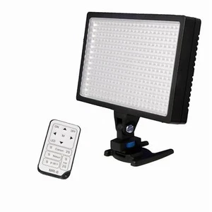 NICEFOTO LED-336 Bi-Color LED Kamera-Leuchte inkl. Filter und Fernbedienung, 20W - Bild 1 von 6