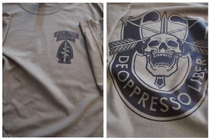 De oppresso liber T-Shirt XXL Green Berets Spec Forces Ultra Cotton 6oz US - Picture 1 of 2