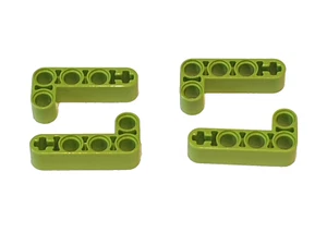 4x Lego Technic Liftarm 2 x 4 Löcher L-Form #32140 Grün - Bild 1 von 1