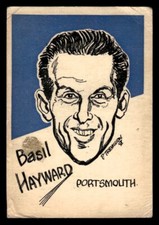 1959 Master Vending Cardmaster Soccer #13 Basil Hayward PR