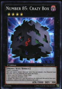 Yu-Gi-Oh! - Number 85: Crazy Box 2013 NUMH-EN033 Super Rare 1st Edition - Picture 1 of 2