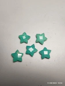 Premium 12 mm Star-Cut Amazonite Polished Gemstone - Picture 1 of 5