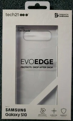 Android tech21 EvoEdge  w/ FlexShock Phone Case for Samsung Galaxy S10 Clear  - Image 1 of 2
