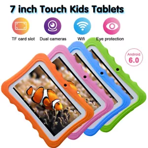 7" Kids Tablet PC Wifi Android Learning Tablets Dual Cameras TF Card Support - Picture 1 of 16