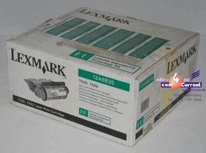 LEXMARK T520 SBE T520d T522n T522dn X520 X522 X522s TONER 12A6835 SCHWARZ NEU #K - Picture 1 of 1