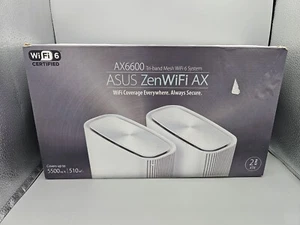 ASUS ZenWiFi AX6600 Tri-Band Mesh WiFi 6 System (Xt82PK) weiß - Bild 1 von 3