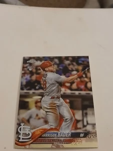2018 TOPPS CHROME  HARRISON BADER  ROOKIE  CARD - Picture 1 of 1