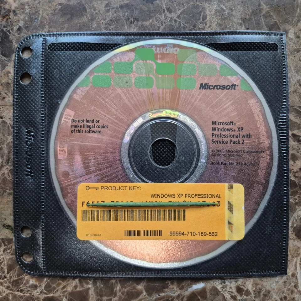Microsoft Windows XP Professional SP2 Full Operating System With Product Key - Image 1 of 1