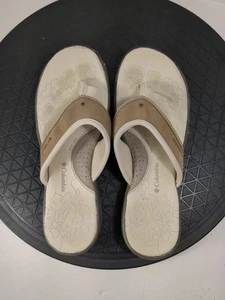 Sandali infradito Columbia donna 8 Kea II pelle nabuk marrone punta ad anello - Foto 1 di 3