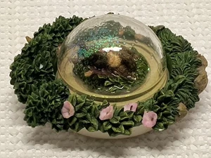 WestLand Mini Magnet Globe W/ Rabbit 1999 2.5" Diameter Ceramic/Glass NEW - Picture 1 of 5