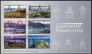 NEW ZEALAND 2019 Lighthouse Perspectives, Set of 6 on FDC - Picture 1 of 1