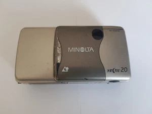 Minolta Vectis 20 APS analoge Kompaktkamera IX Datum grau getestet funktioniert - Bild 1 von 7