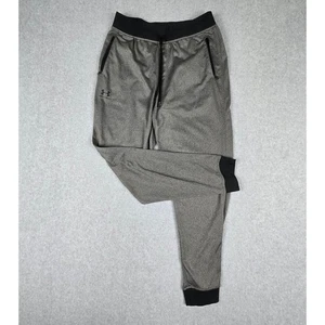 Pantalones de chándal Under Armour ColdGear grandes grises estilo deportivo para hombre - Imagen 1 de 11
