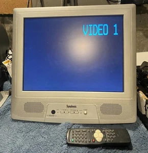 Symphonic WF15L5 15” Liquid Crystal Television LCD TV Vintage Flat Screen 480p - Picture 1 of 13
