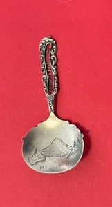Fancy Portland Oregon Mt. Haube Sterlingsilber 11,4 g 3,5 Zoll Souvenir Löffel Löffel - Bild 1 von 7
