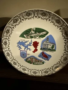 Indiana Collector Plate Pluto Devil French Lick Hotel Orange County IND Vintage - Picture 1 of 2