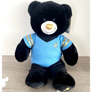 Build A Bear 17" Plush 2016 Star Trek Bear 50 Years Anniversary W Blue Uniform - Picture 1 of 11