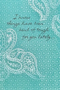 Religious ENCOURAGEMENT Card, Turquoise Paisley Prayer by American Greetings +✉️ - Picture 1 of 5