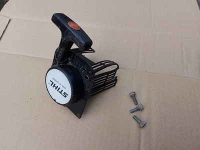 STIHL HS85  HS80 HEDGE CUTTER RECOIL PULL STARTER AND FIXINGS  - Image 1 of 4