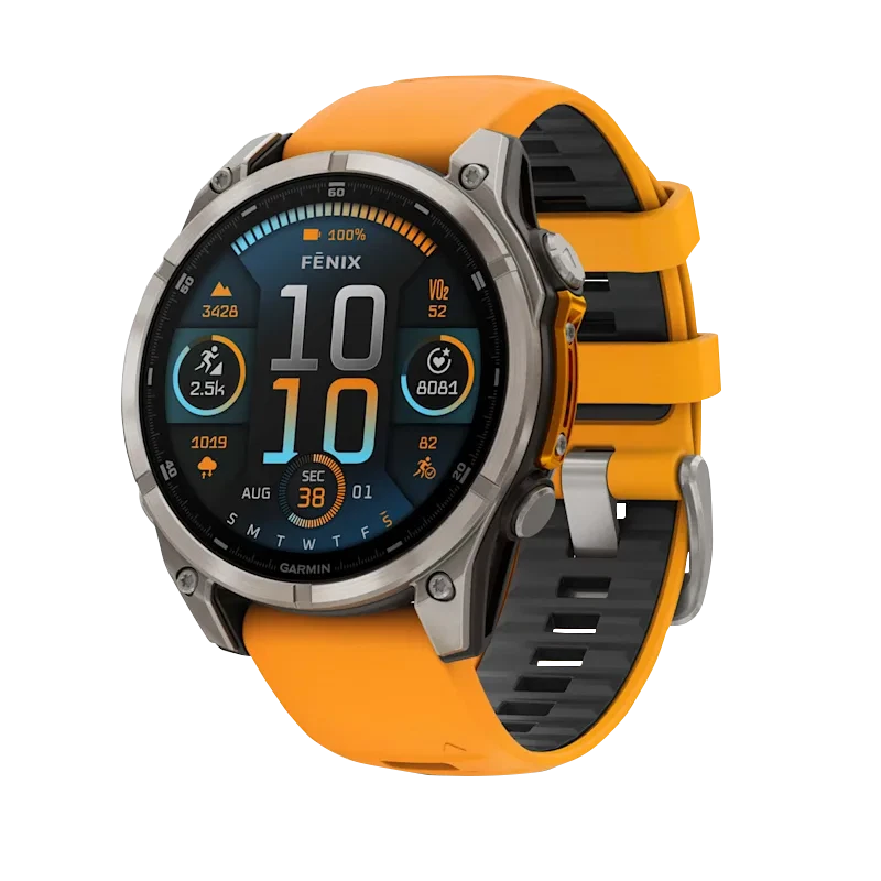 Garmin Feni 51mm AMOLED Sapphire Titanium Orange (010-02905-10)