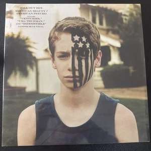 Fall Out Boy - America Beauty American Psycho (LP, Album] New Sealed Blue Vinyl - Picture 1 of 2