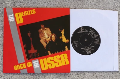 The Beatles  - Back In The USSR/Twist And Shout -  Picture Sleeve PS 7" - Immagine 1 di 2