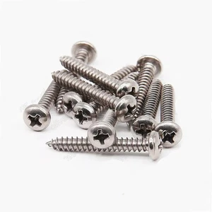 Titanium GR2 M1 M2.9 M3.5 M4.2 M4.8 Phillips Cross Pan Head Self Tapping Screws - Picture 1 of 12