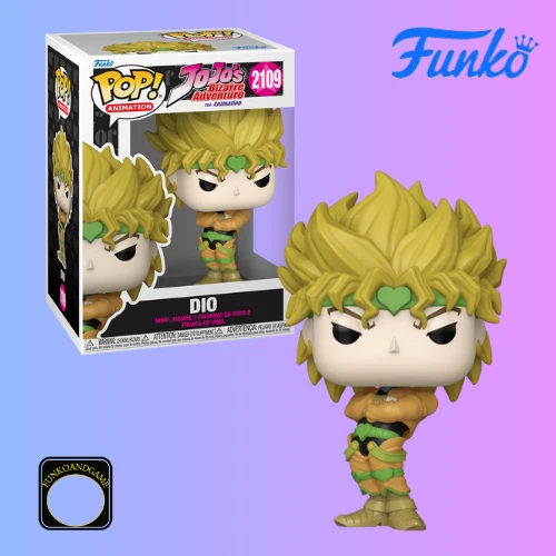 FUNKO POP!  ANIMATION JOJO'S BIZARRE ADVENTURE DIO 2109  VINYL FIGURE NEW - Immagine 1 di 4