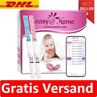 Zuverlässige 50 Ovulationstest und 20 Schwangerschaftstests – Optimal für Frauen - Bild 1 von 4
