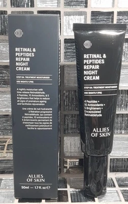 Allies Of Skin Retinal & Peptides Repair Night Cream 50ml BNIB. RRP £110 - Image 1 of 4