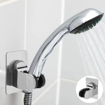  Support de douche : fixation murale sans clous ni perçage - multi-angles - Image 1 of 4