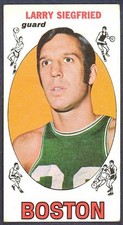 1969 70 TOPPS BASKETBALL 59 LARRY SIEGFRIED RC VG-EX BOSTON CELTICS CARD
