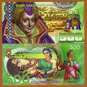Netherlands Ceylon, 500 Gulden, 2016, Private Issue Polymer, UNC - Picture 1 of 1