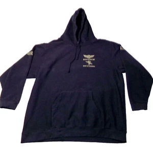 SKOOKUM Hoodie Mens 6XL Black Hard of Hearing Team 365 Tessera HUGE - Picture 1 of 11