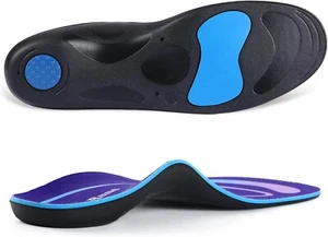 Plantar Fasciitis Arch Support Insoles for Women & Men - Running Athletic Shoe - Picture 1 of 7